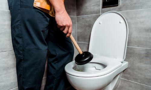 Stubborn Toilet Clog