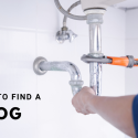 Plumbing drain and pipe inspection with camera for clog location.