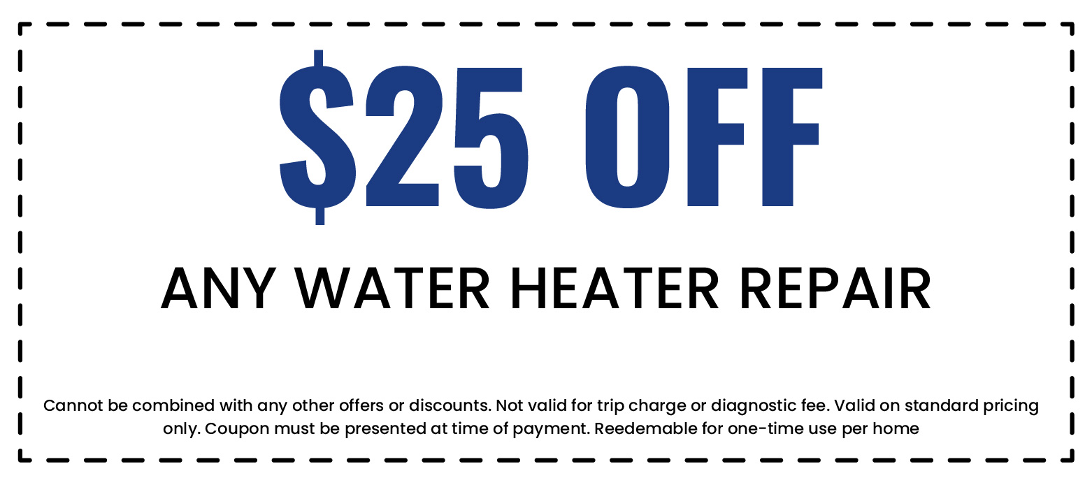 Discount on Any Water Heater Repair